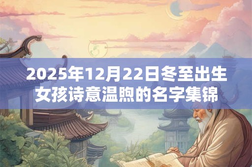 2025年12月22日冬至出生女孩诗意温煦的名字集锦