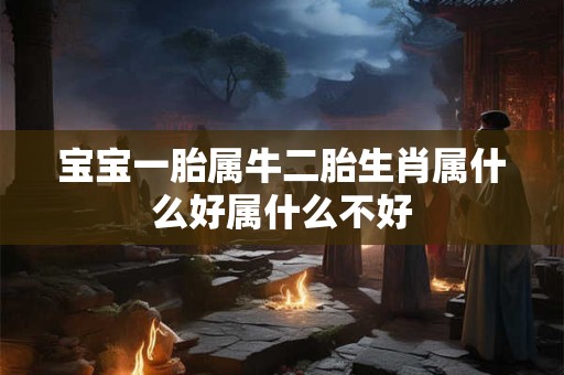 宝宝一胎属牛二胎生肖属什么好属什么不好