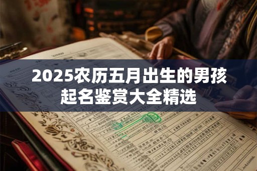 2025农历五月出生的男孩起名鉴赏大全精选