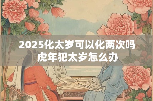 2025化太岁可以化两次吗 虎年犯太岁怎么办