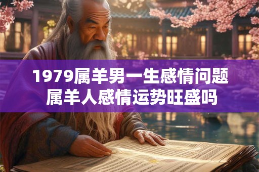 1979属羊男一生感情问题 属羊人感情运势旺盛吗