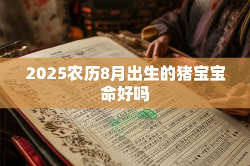 2025农历8月出生的猪宝宝命好吗