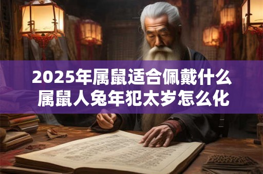 2025年属鼠适合佩戴什么 属鼠人兔年犯太岁怎么化解