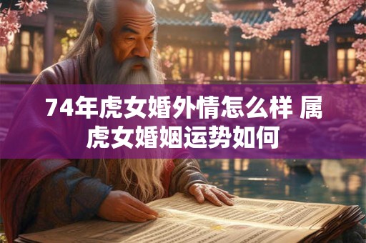 74年虎女婚外情怎么样 属虎女婚姻运势如何