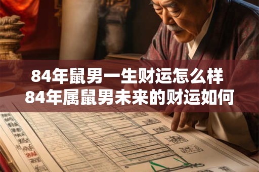 84年鼠男一生财运怎么样 84年属鼠男未来的财运如何