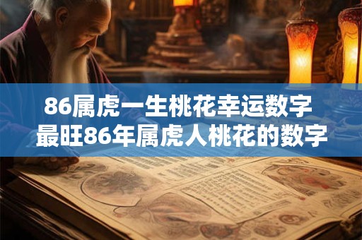86属虎一生桃花幸运数字 最旺86年属虎人桃花的数字