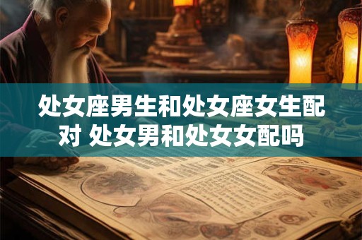 处女座男生和处女座女生配对 处女男和处女女配吗