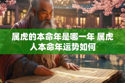 属虎的本命年是哪一年 属虎人本命年运势如何