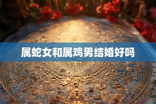 属蛇女和属鸡男结婚好吗