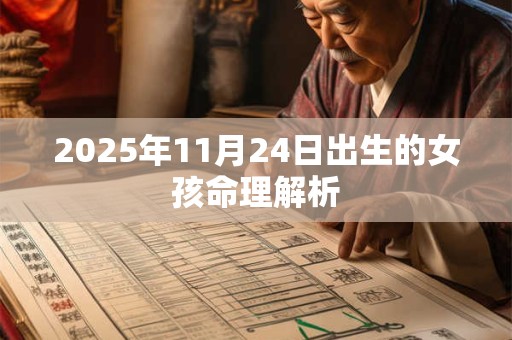 2025年11月24日出生的女孩命理解析