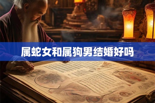 属蛇女和属狗男结婚好吗