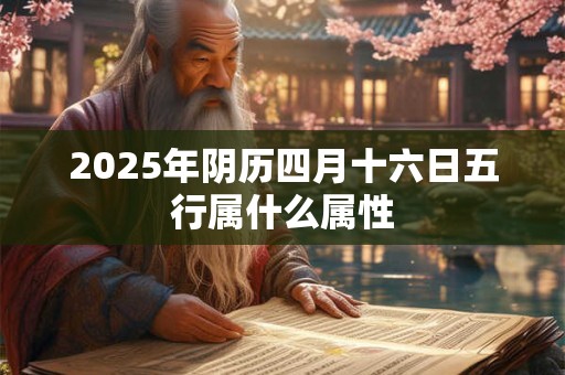 2025年阴历四月十六日五行属什么属性