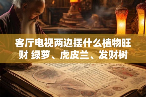 客厅电视两边摆什么植物旺财 绿萝、虎皮兰、发财树