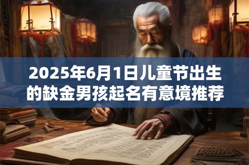 2025年6月1日儿童节出生的缺金男孩起名有意境推荐 2025年6月1日儿童节出生的缺金男孩起名有意境推荐