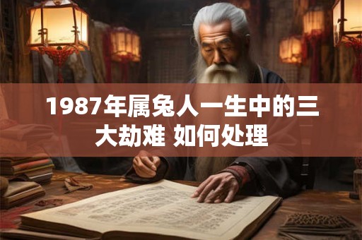 1987年属兔人一生中的三大劫难 如何处理