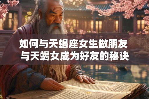 如何与天蝎座女生做朋友 与天蝎女成为好友的秘诀