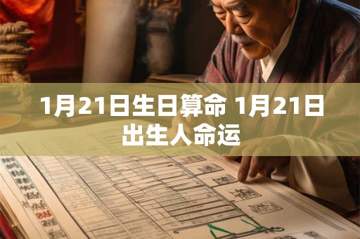 1月21日生日算命 1月21日出生人命运