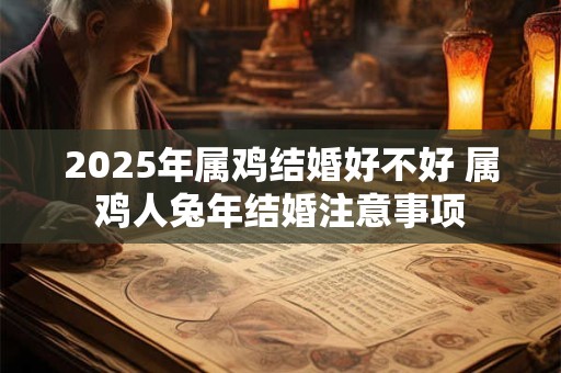 2025年属鸡结婚好不好 属鸡人兔年结婚注意事项