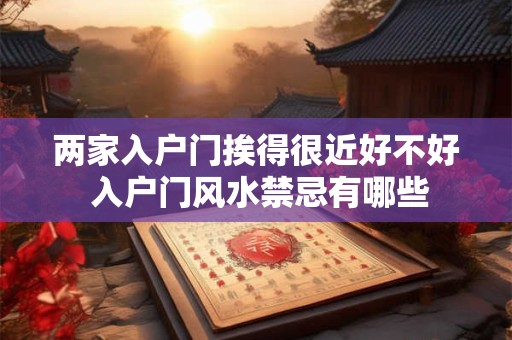 两家入户门挨得很近好不好 入户门风水禁忌有哪些