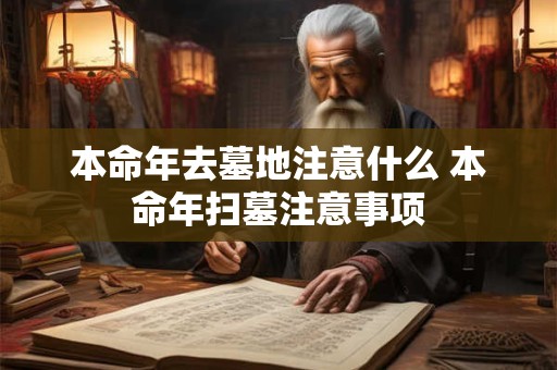 本命年去墓地注意什么 本命年扫墓注意事项