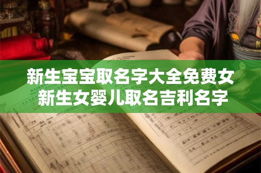 新生宝宝取名字大全免费女 新生女婴儿取名吉利名字推荐