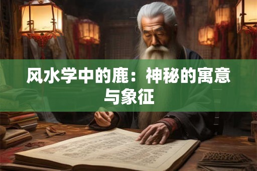 风水学中的鹿：神秘的寓意与象征