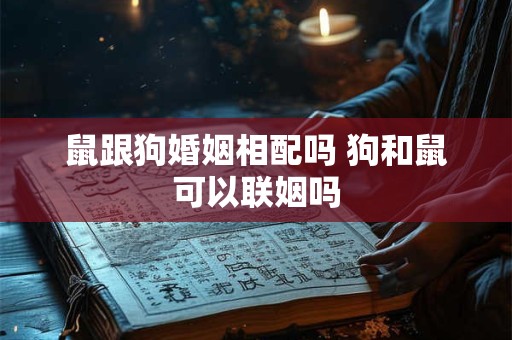 鼠跟狗婚姻相配吗 狗和鼠可以联姻吗