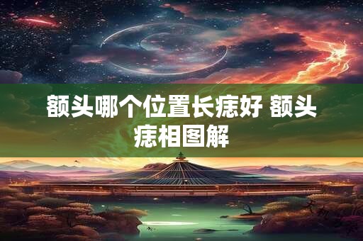 额头哪个位置长痣好 额头痣相图解