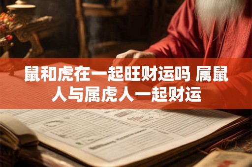 鼠和虎在一起旺财运吗 属鼠人与属虎人一起财运