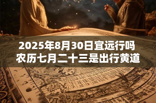 2025年8月30日宜远行吗 农历七月二十三是出行黄道吉日吗