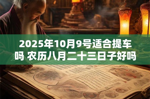 2025年10月9号适合提车吗 农历八月二十三日子好吗