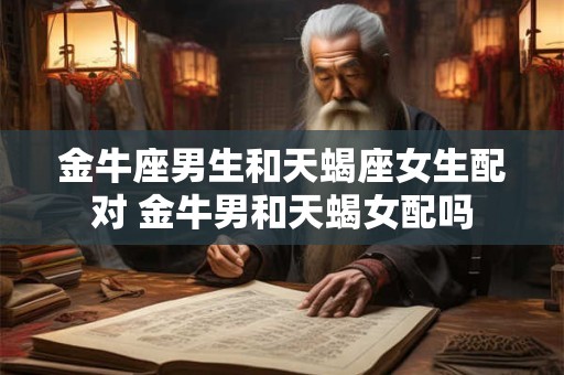金牛座男生和天蝎座女生配对 金牛男和天蝎女配吗