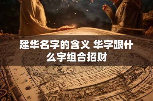 建华名字的含义 华字跟什么字组合招财 建华名字的含义 华字跟什么字组合招财
