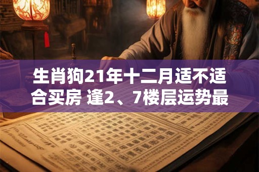 生肖狗21年十二月适不适合买房 逢2、7楼层运势最好