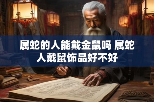 属蛇的人能戴金鼠吗 属蛇人戴鼠饰品好不好