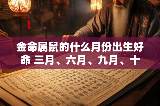 金命属鼠的什么月份出生好命 三月、六月、九月、十二月
