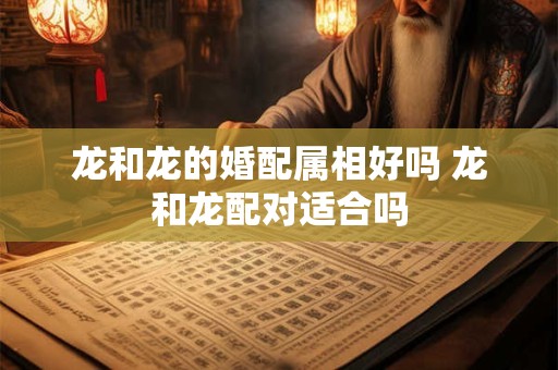 龙和龙的婚配属相好吗 龙和龙配对适合吗