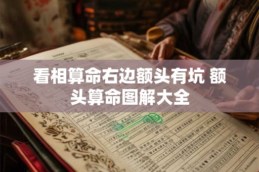 看相算命右边额头有坑 额头算命图解大全
