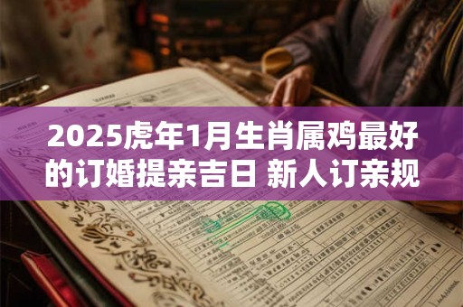 2025虎年1月生肖属鸡最好的订婚提亲吉日 新人订亲规矩