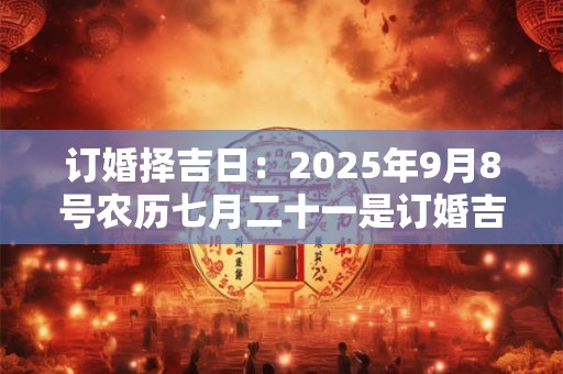订婚择吉日：2025年9月8号农历七月二十一是订婚吉日吗
