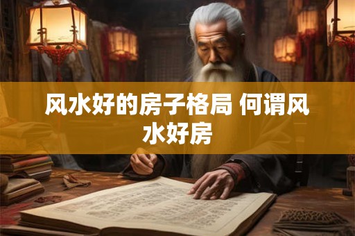 风水好的房子格局 何谓风水好房