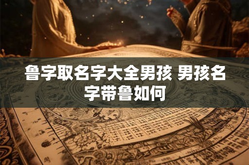 鲁字取名字大全男孩 男孩名字带鲁如何