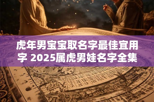 虎年男宝宝取名字最佳宜用字 2025属虎男娃名字全集免费