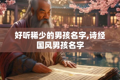 好听稀少的男孩名字,诗经国风男孩名字