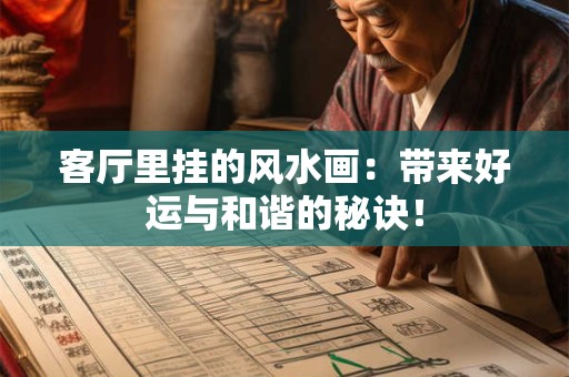 客厅里挂的风水画:带来好运与和谐的秘诀! 客厅里挂的风水画:带来好运与和谐的秘诀!