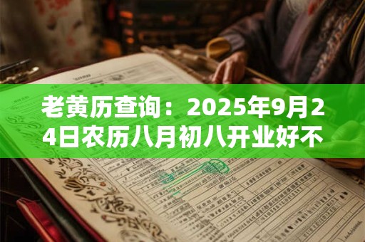 老黄历查询：2025年9月24日农历八月初八开业好不好