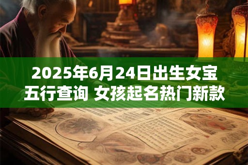 2025年6月24日出生女宝五行查询 女孩起名热门新款
