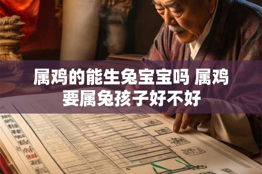 属鸡的能生兔宝宝吗 属鸡要属兔孩子好不好