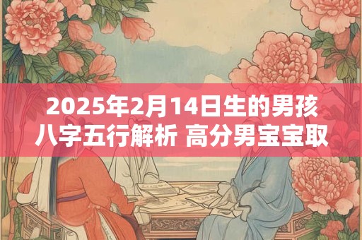 2025年2月14日生的男孩八字五行解析 高分男宝宝取名字