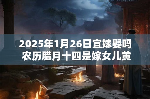 2025年1月26日宜嫁娶吗 农历腊月十四是嫁女儿黄道吉日吗
